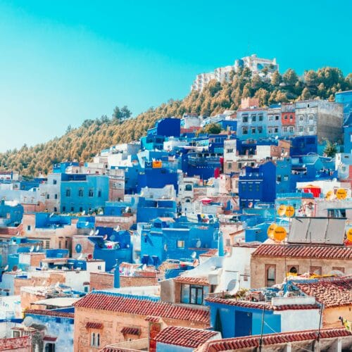 Chefchaouen during a 7-day Morocco Imperial Cities tour from Tangier to Marrakech