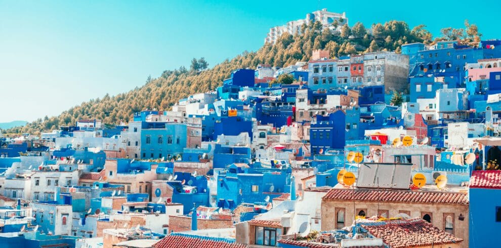 Chefchaouen during a 7-day Morocco Imperial Cities tour from Tangier to Marrakech